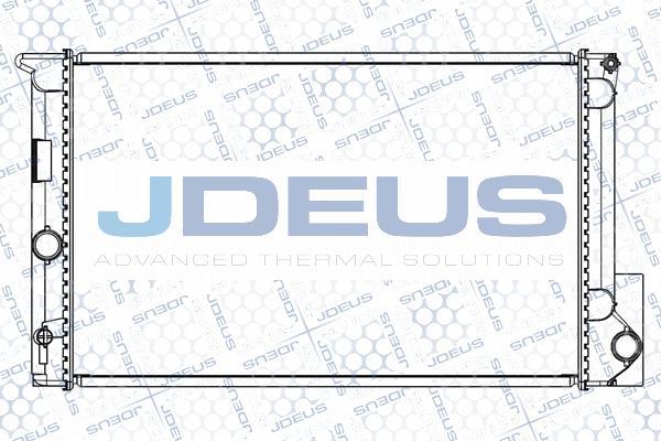 Jdeus M-0280700 - Radiatore, Raffreddamento motore autozon.pro