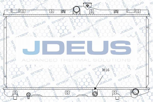 Jdeus M-0281220 - Radiatore, Raffreddamento motore autozon.pro