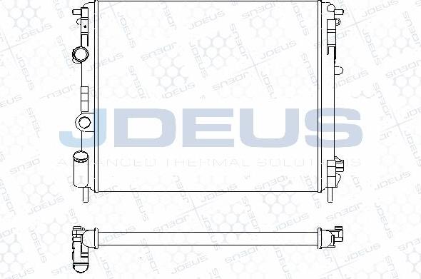 Jdeus M-0230650 - Radiatore, Raffreddamento motore autozon.pro