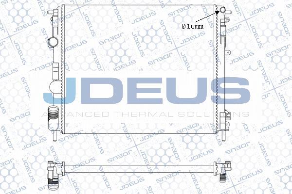 Jdeus M-0230660 - Radiatore, Raffreddamento motore autozon.pro