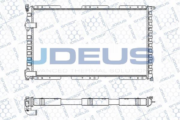 Jdeus M-023018A - Radiatore, Raffreddamento motore autozon.pro