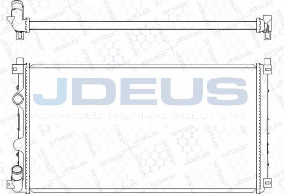 Jdeus M-0230810 - Radiatore, Raffreddamento motore autozon.pro