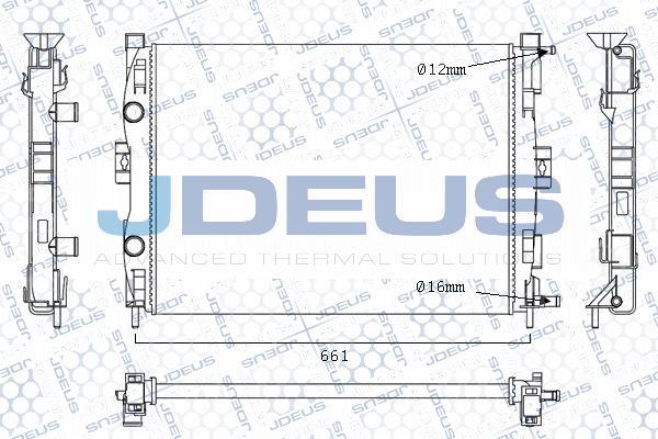 Jdeus M-0230700 - Radiatore, Raffreddamento motore autozon.pro