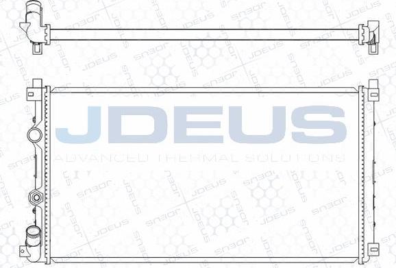 Jdeus M-0230730 - Radiatore, Raffreddamento motore autozon.pro