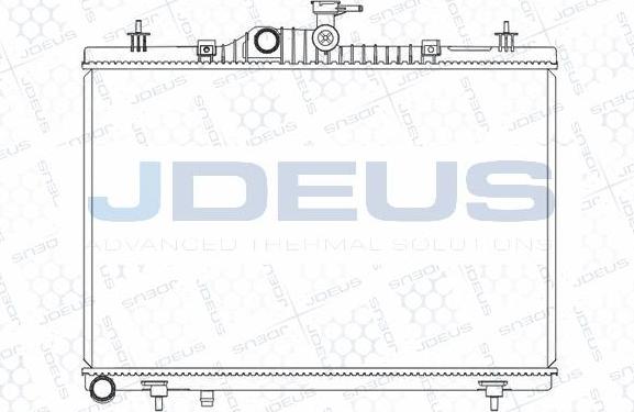 Jdeus M-0231430 - Radiatore, Raffreddamento motore autozon.pro