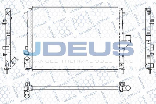 Jdeus M-0231050 - Radiatore, Raffreddamento motore autozon.pro