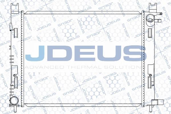 Jdeus M-0231100 - Radiatore, Raffreddamento motore autozon.pro