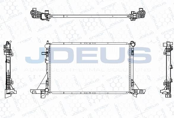 Jdeus M-0231110 - Radiatore, Raffreddamento motore autozon.pro