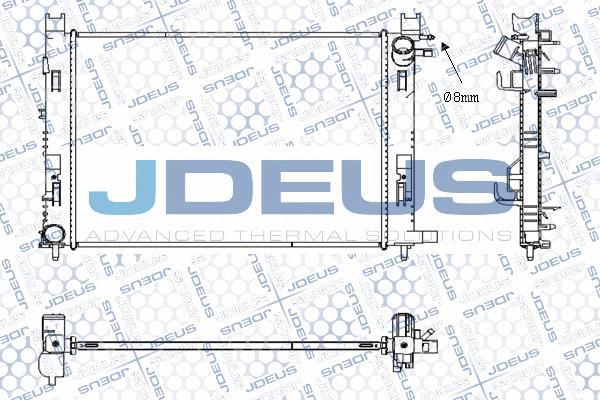 Jdeus M-0231130 - Radiatore, Raffreddamento motore autozon.pro