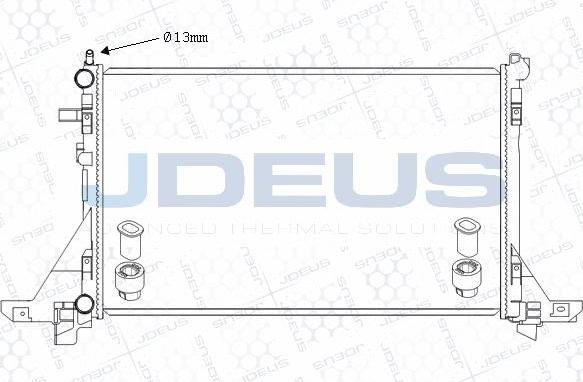 Jdeus M-0231120 - Radiatore, Raffreddamento motore autozon.pro