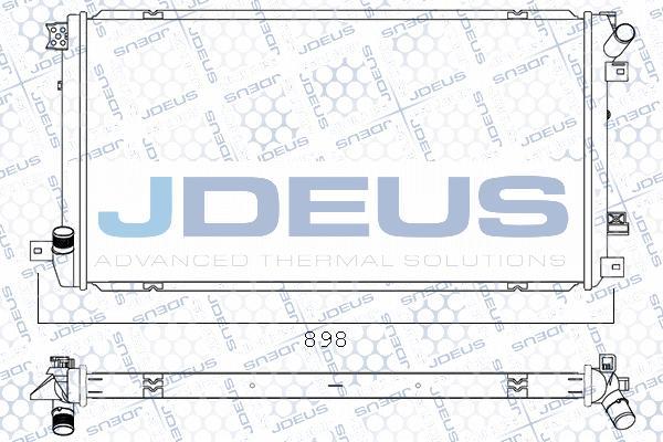 Jdeus M-0231290 - Radiatore, Raffreddamento motore autozon.pro