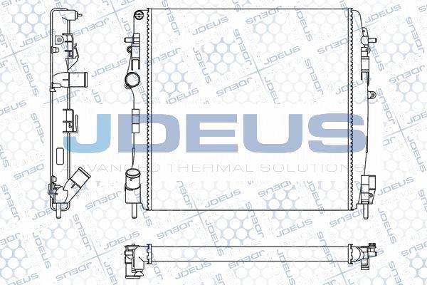 Jdeus M-023121A - Radiatore, Raffreddamento motore autozon.pro