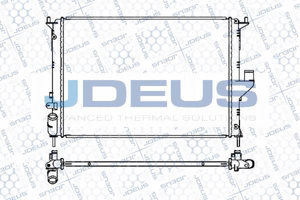 Jdeus M-0231280 - Radiatore, Raffreddamento motore autozon.pro