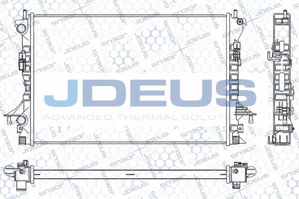 Jdeus M-023122A - Radiatore, Raffreddamento motore autozon.pro