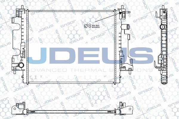 Jdeus M-0750040 - Radiatore, Raffreddamento motore autozon.pro