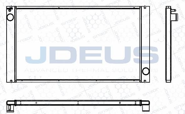 Jdeus M-0700030 - Radiatore, Raffreddamento motore autozon.pro