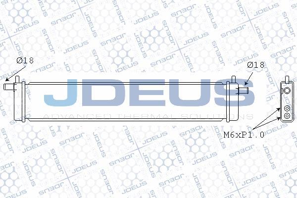 Jdeus M-078005X - Radiatore, Batteria da trazione autozon.pro