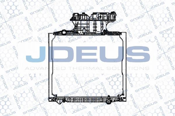 Jdeus M-115009A - Radiatore, Raffreddamento motore autozon.pro