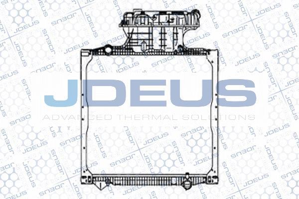 Jdeus M-115014A - Radiatore, Raffreddamento motore autozon.pro