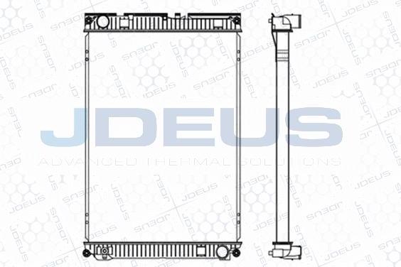 Jdeus M-1150160 - Radiatore, Raffreddamento motore autozon.pro