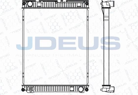 Jdeus M-1150130 - Radiatore, Raffreddamento motore autozon.pro