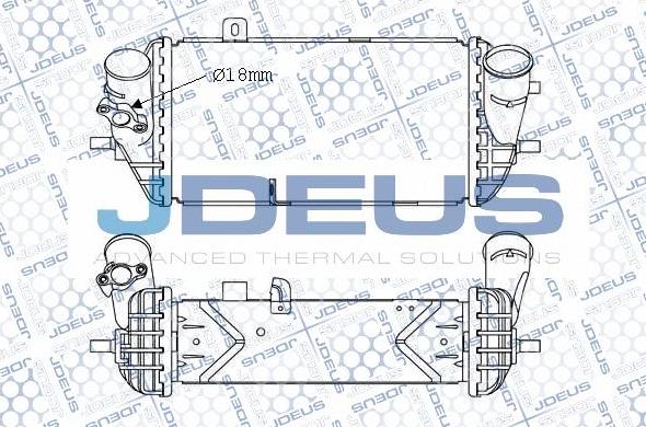 Jdeus M-854071A - Intercooler autozon.pro