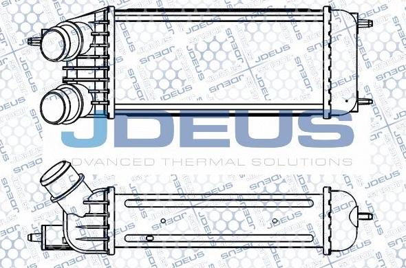 Jdeus M-807027A - Intercooler autozon.pro