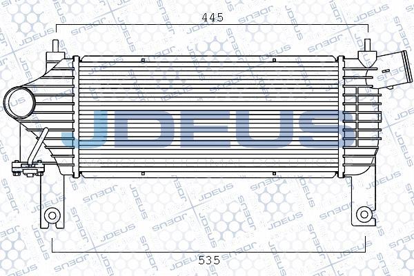 Jdeus M-819061A - Intercooler autozon.pro