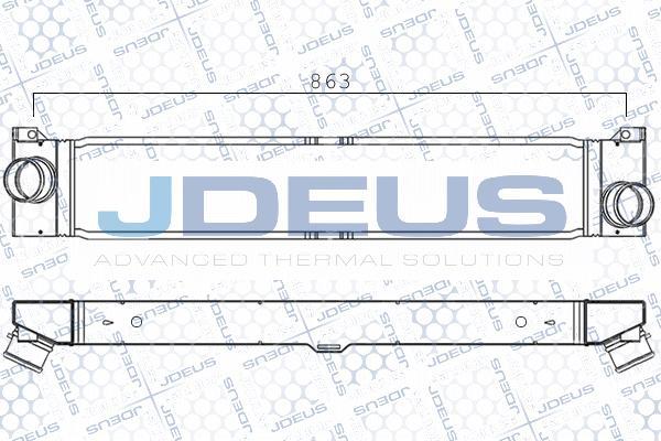 Jdeus M-811121A - Intercooler autozon.pro