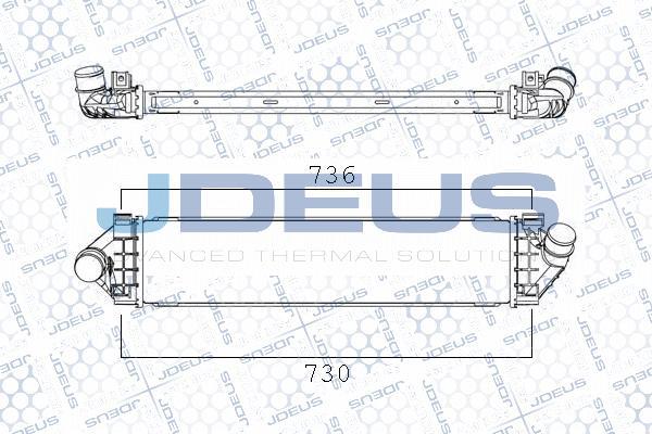 Jdeus M-812114A - Intercooler autozon.pro