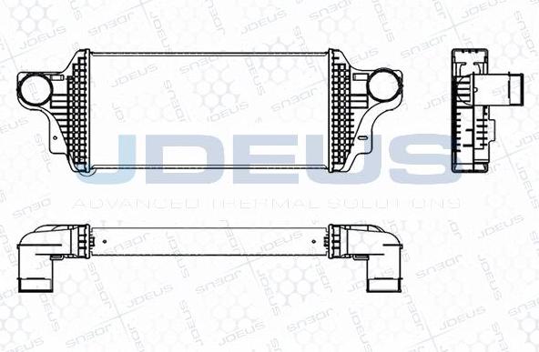 Jdeus M-817120A - Intercooler autozon.pro