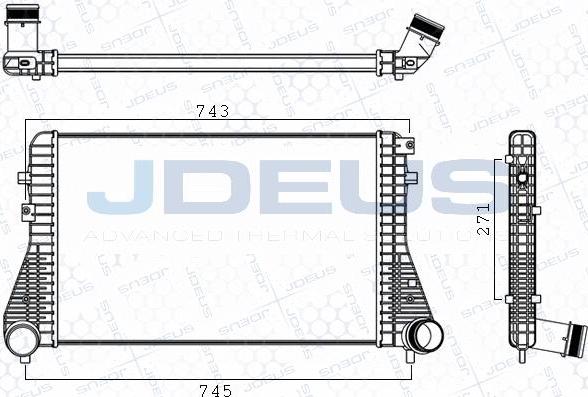 Jdeus M-830059A - Intercooler autozon.pro