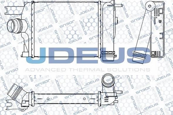 Jdeus M-823110A - Intercooler autozon.pro