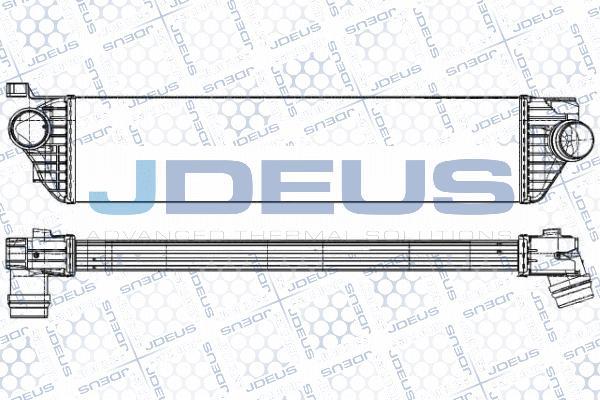 Jdeus M-823111A - Intercooler autozon.pro