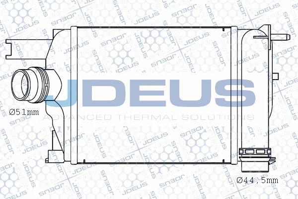 Jdeus M-823113A - Intercooler autozon.pro