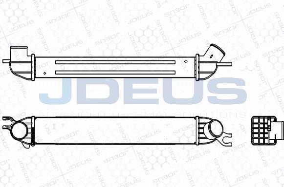 Jdeus M-870003A - Intercooler autozon.pro