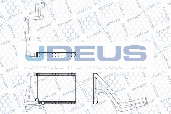 Jdeus M-2540440 - Scambiatore calore, Riscaldamento abitacolo autozon.pro