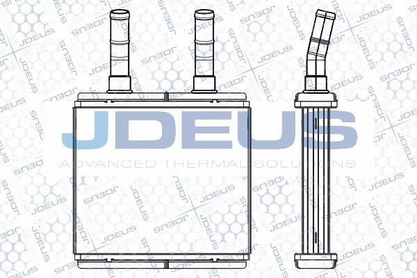 Jdeus M-254009A - Scambiatore calore, Riscaldamento abitacolo autozon.pro