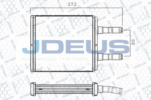 Jdeus M-2540150 - Scambiatore calore, Riscaldamento abitacolo autozon.pro