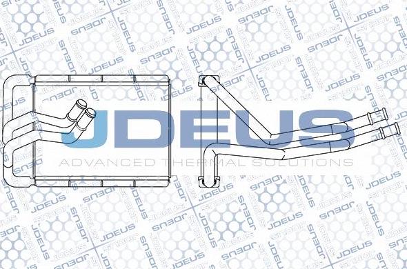 Jdeus M-2540220 - Scambiatore calore, Riscaldamento abitacolo autozon.pro