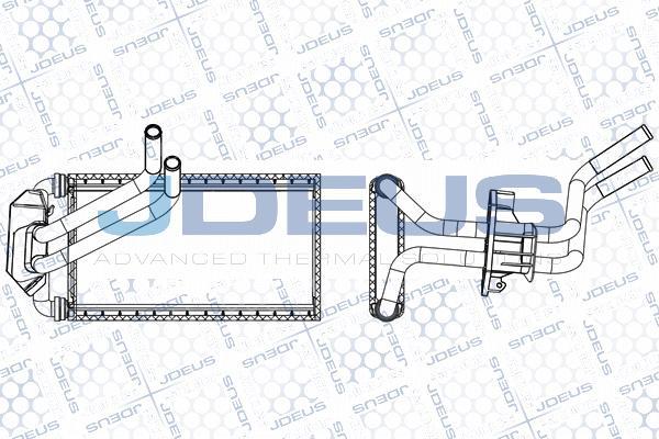 Jdeus M-2570060 - Scambiatore calore, Riscaldamento abitacolo autozon.pro