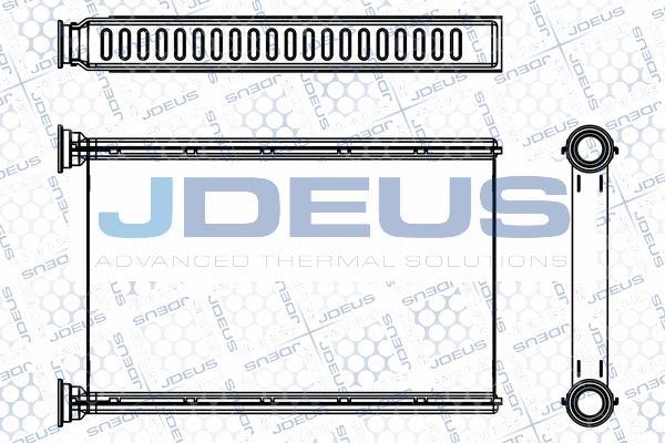 Jdeus M-2050680 - Scambiatore calore, Riscaldamento abitacolo autozon.pro