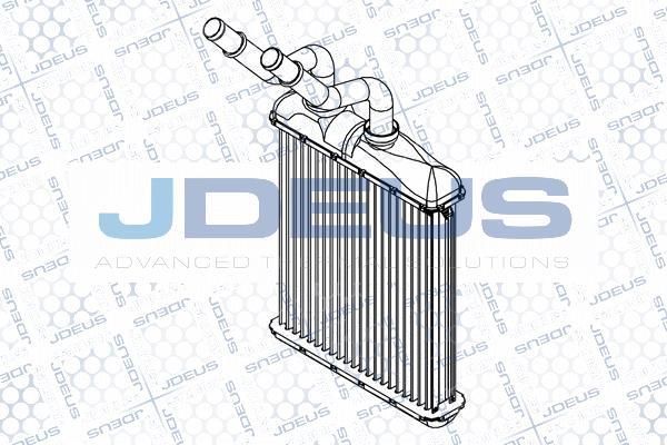 Jdeus M-200007A - Scambiatore calore, Riscaldamento abitacolo autozon.pro