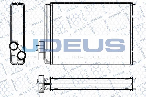 Jdeus M-2010430 - Scambiatore calore, Riscaldamento abitacolo autozon.pro