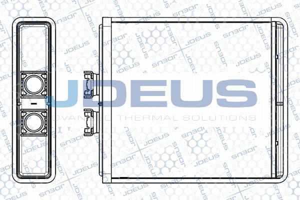 Jdeus M-2010670 - Scambiatore calore, Riscaldamento abitacolo autozon.pro