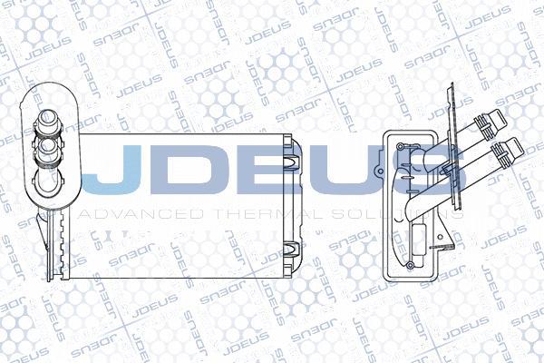 Jdeus M-2010190 - Scambiatore calore, Riscaldamento abitacolo autozon.pro