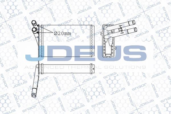 Jdeus M-2010160 - Scambiatore calore, Riscaldamento abitacolo autozon.pro