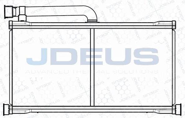 Jdeus M-2010380 - Scambiatore calore, Riscaldamento abitacolo autozon.pro