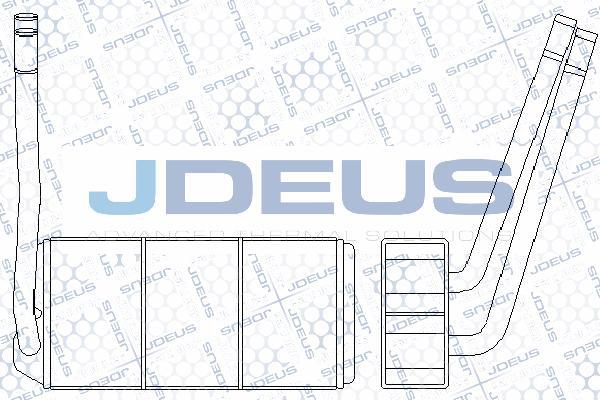 Jdeus M-2020170 - Scambiatore calore, Riscaldamento abitacolo autozon.pro