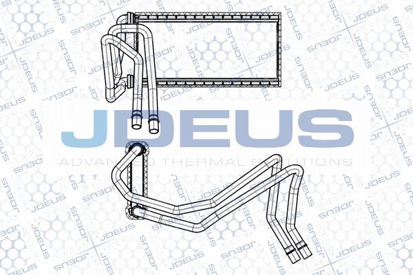 Jdeus M-2020380 - Scambiatore calore, Riscaldamento abitacolo autozon.pro